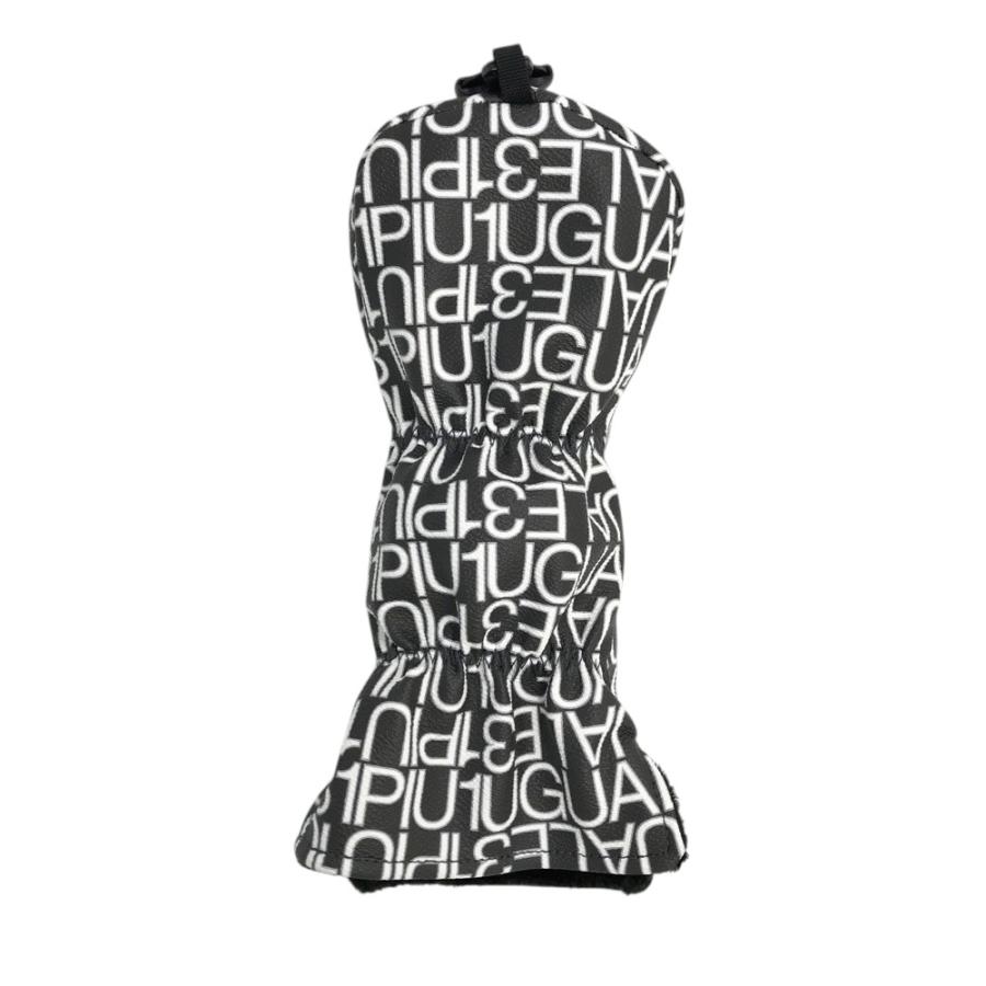 【美品】1PIU1UGUALE3 GOLF ヘッドカバー ブラック系 FW ゴルフウェア