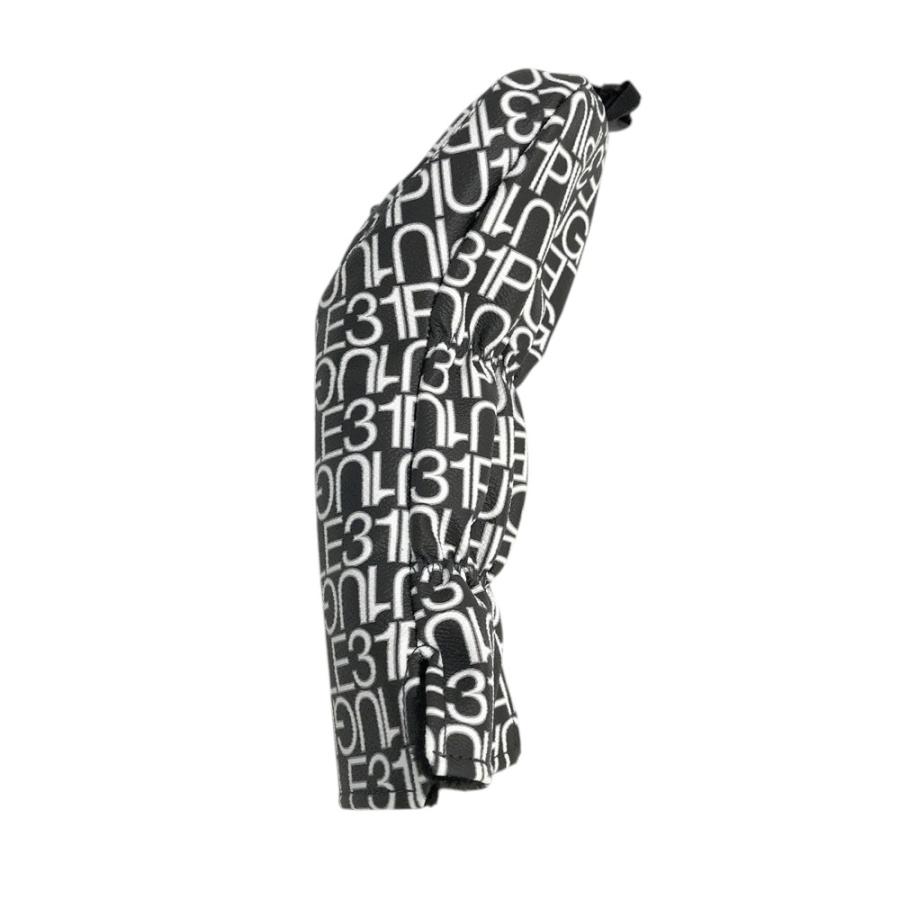 【美品】1PIU1UGUALE3 GOLF ヘッドカバー ブラック系 FW ゴルフウェア
