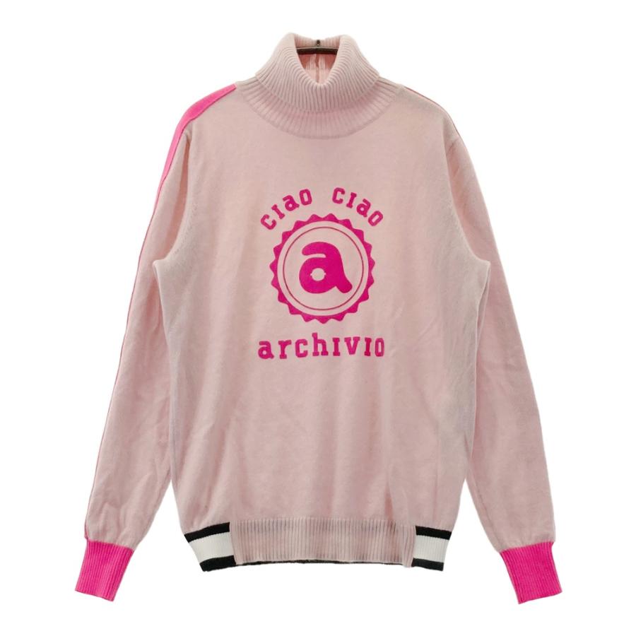 アルチビオ ピンク カシミヤ セーター アルチビオ カシミヤニット ピンク ARCHIVIO アルチビオ カシミヤ長袖