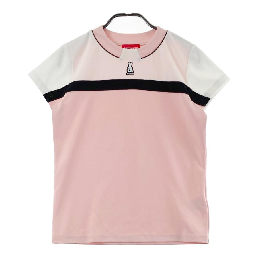 archivio（アルチビオ） 半袖Tシャツ ピンク系 38 ゴルフウェア
