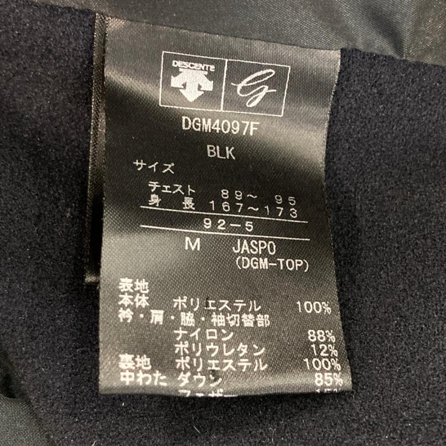 DESCENTE GOLF デサントゴルフ ダウンジャケット ブラック系 M ゴルフ