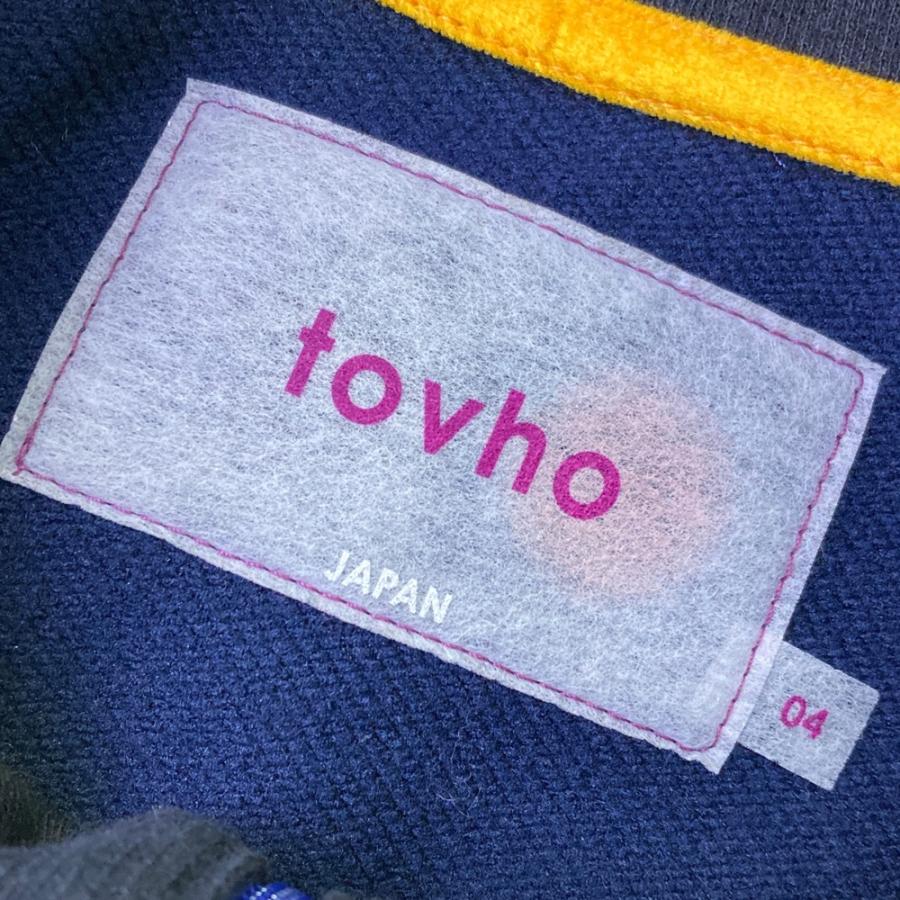 新品】TOVHO トヴホ ハーフジップ スウェットトレーナー ネイビー系 4