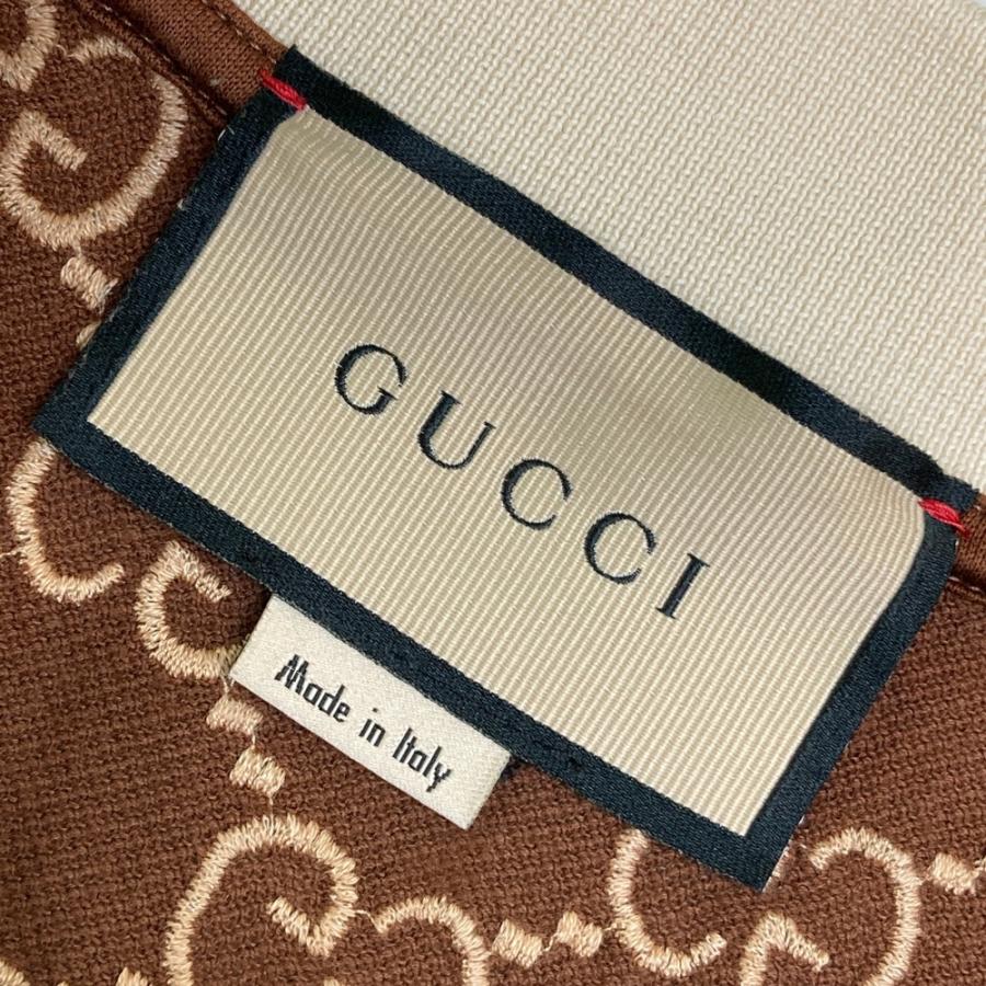GUCCI（グッチ） 598956 XJB0U 半袖ポロシャツ GG ブラウン系 XS