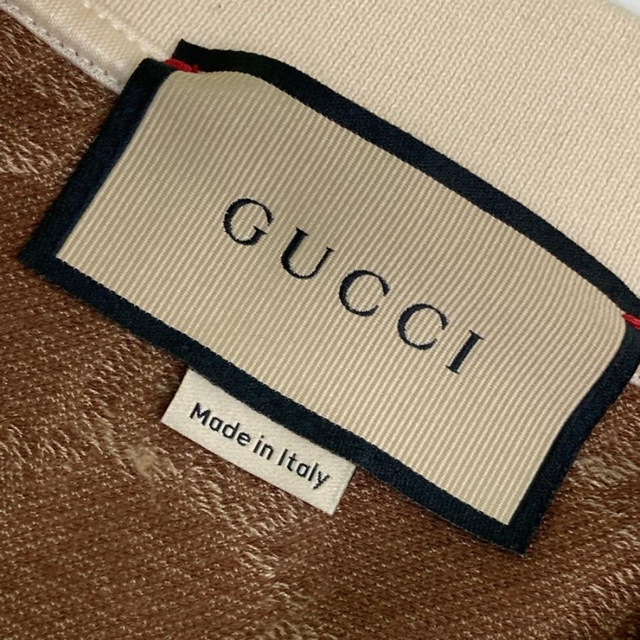 GUCCI（グッチ） 742384 XJFGU 半袖ポロシャツ GG ベージュ系 XS