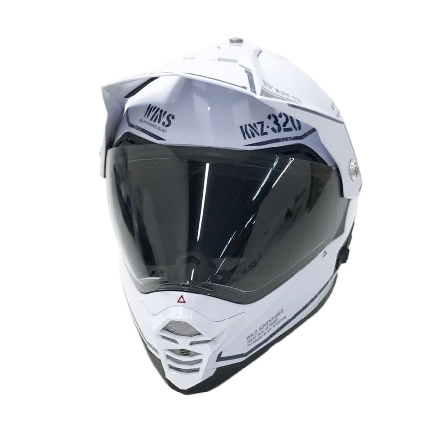 wins ウインズ X-ROAD3 COMBAT KNZ-320 オフロードヘルメット ホワイト