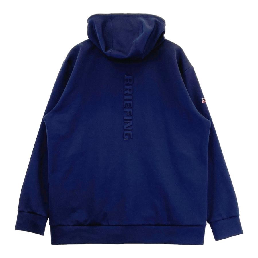 BRIEFING GOLF ブリーフィング  スウェット 長袖ジップパーカー  ネイビー系 2XL ゴルフウェア メンズの画像