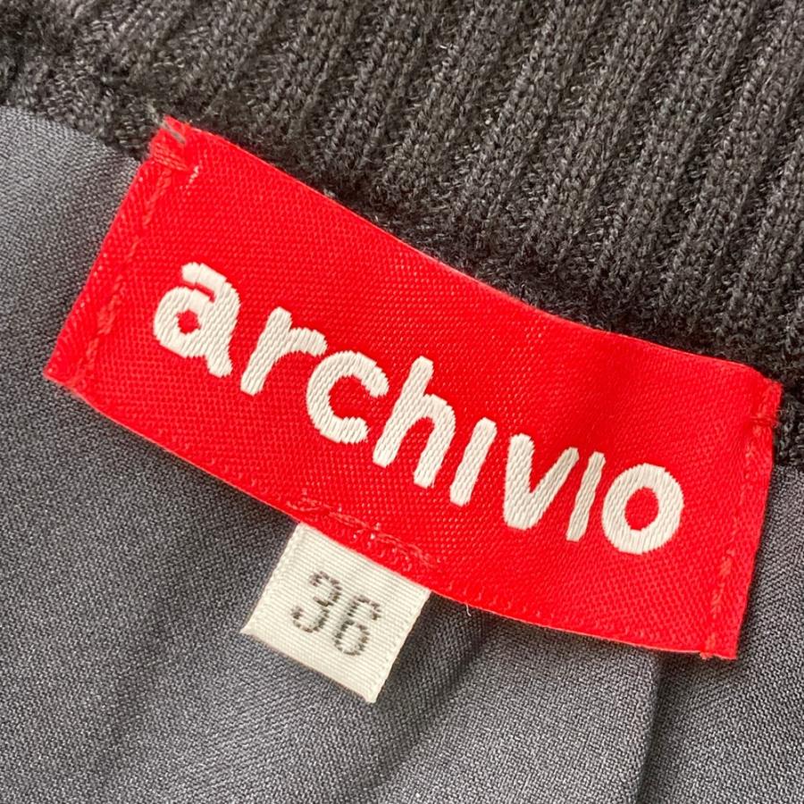 サイズ：36 ARCHIVIO アルチビオ 2024年モデル フリース 裏地付 スカート  ブラック系 [240101670815] ゴルフウェア レディース ストスト archivio（アルチビオ） 2024年モデル フリース 裏地付 スカート