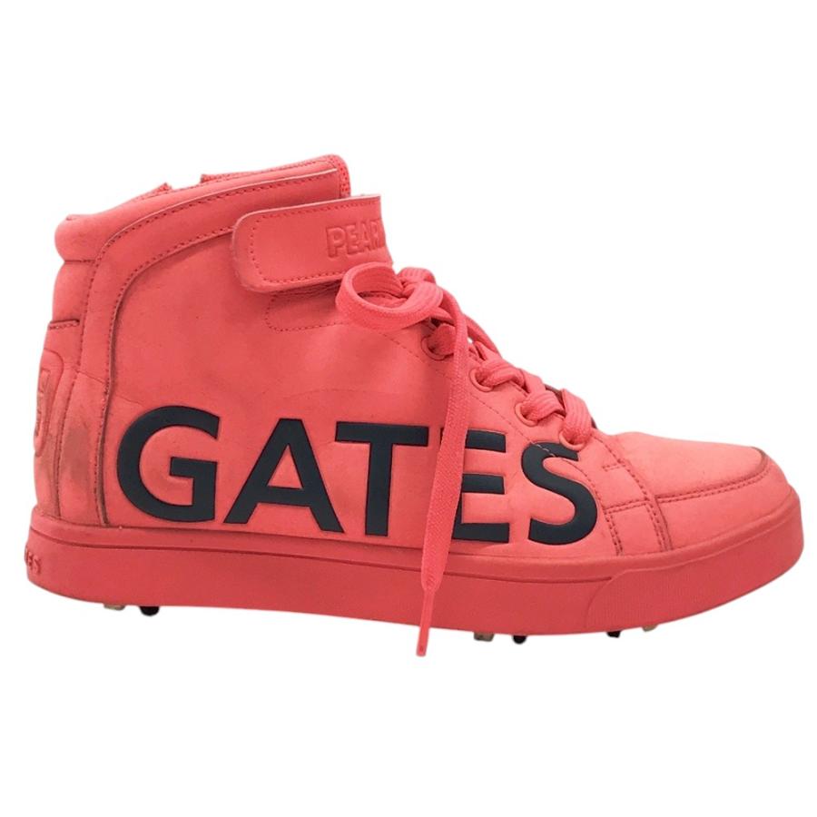 PEARLY GATES パーリーゲイツ ハイカットゴルフシューズ ピンク系 23.5