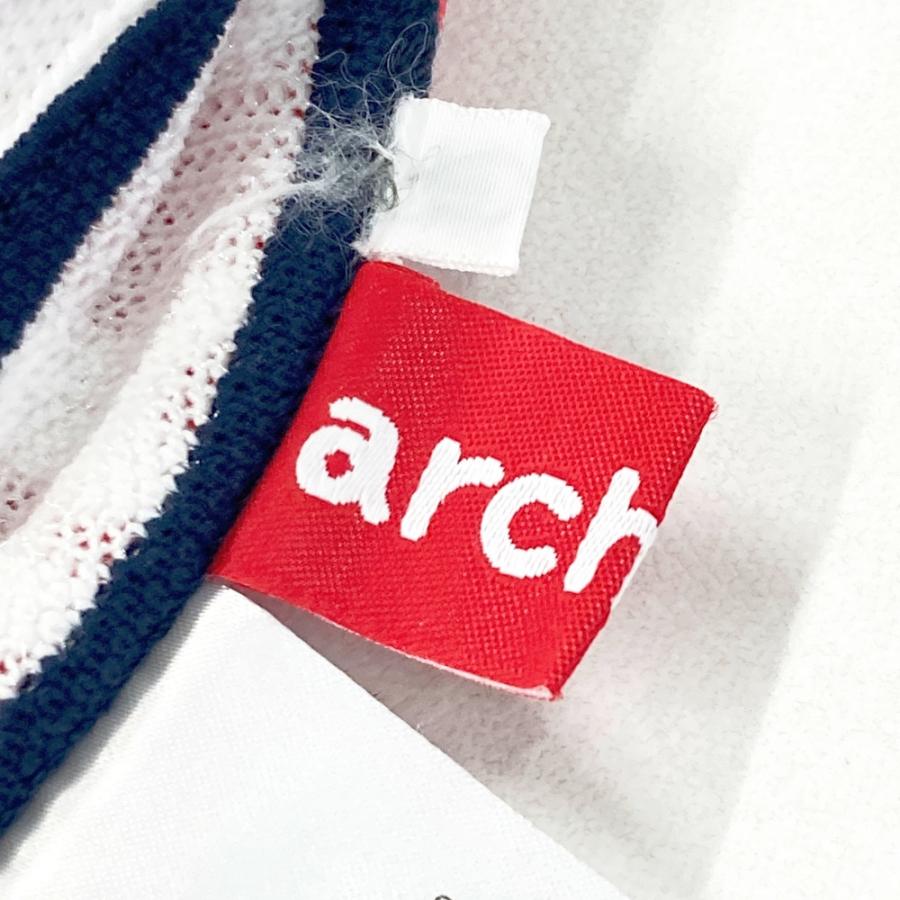 ARCHIVIO アルチビオ ニットベスト メッシュ切替 レッド系 36 ゴルフ