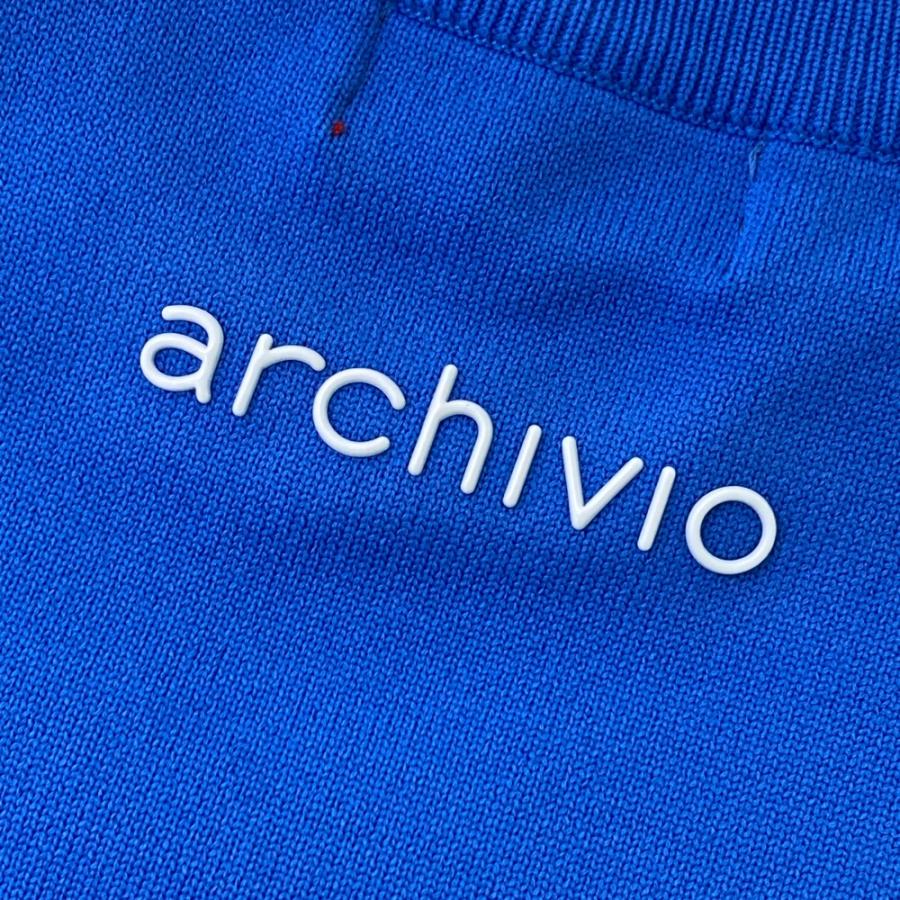 ARCHIVIO アルチビオ 2023年 半袖 ニットシャツ ブルー系 36 ゴルフ