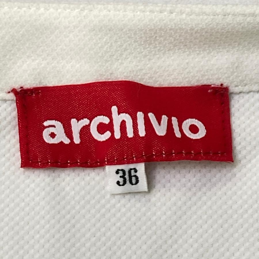 ARCHIVIO アルチビオ ジップジャケット ブルー系 36 ゴルフウェア