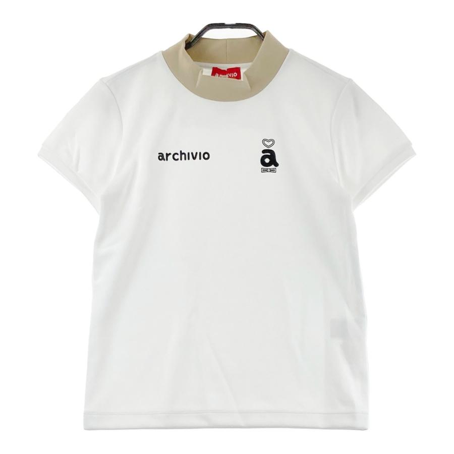 アルチビオ レディース ゴルフウェア 半袖モックネックTシャツ36
