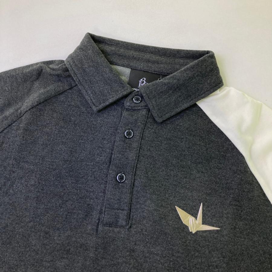1 piu 1 uguale 3 GOLF ポロシャツ グレーⅥ 1PIU1UGUALE3 GOLF 【新品】1PIU1UGUALE3 GRT073 長袖ポロシャツ
