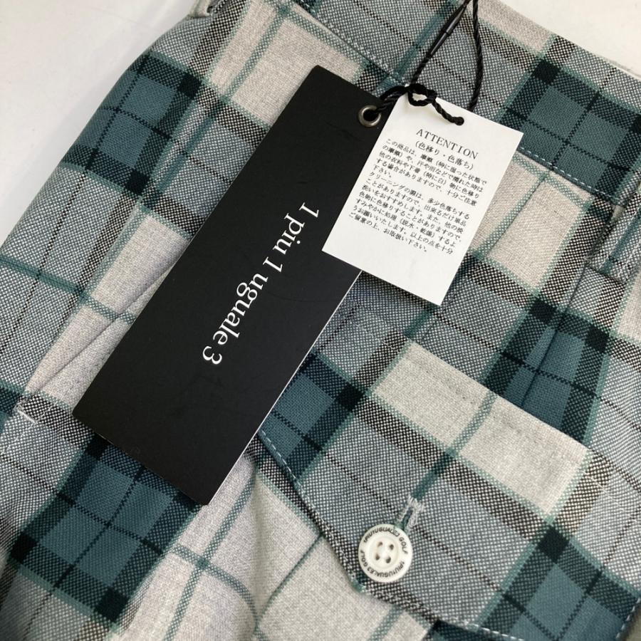 新品】1PIU1UGUALE3 GOLF GRP134 パンツ チェック グレー系 6 ゴルフ