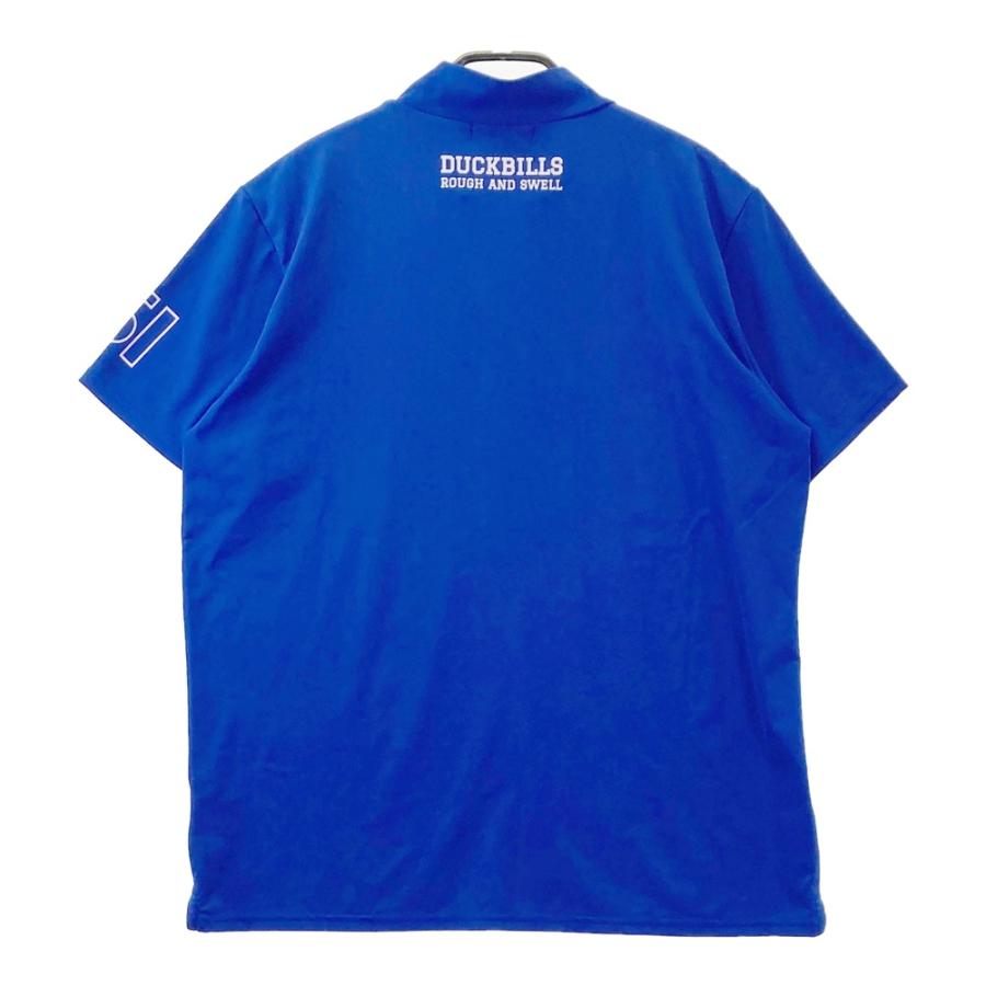 ROUGH&SWELL ラフアンドスウェル ハイネック半袖Tシャツ ブルー系 L