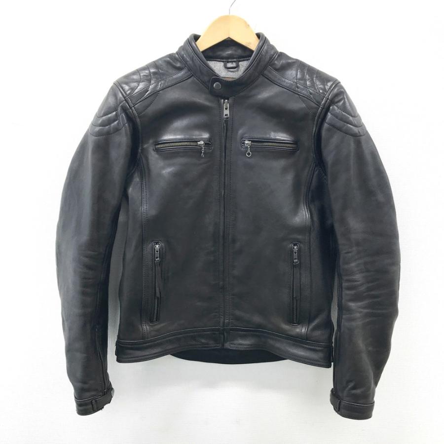 DAYTONA デイトナ レザージャケット ブラック系 L バイクウェア メンズ