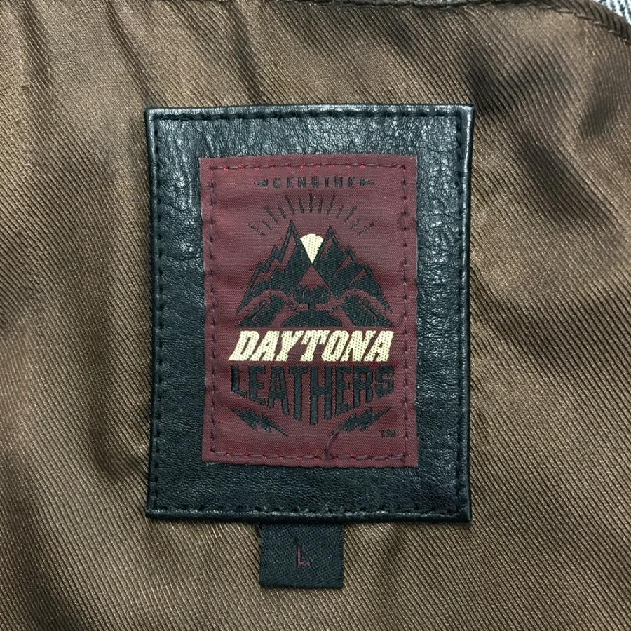 DAYTONA（デイトナ） レザージャケット ブラック系 L バイクウェア