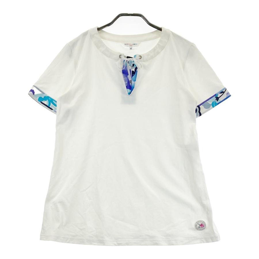 LEONARD SPORT レオナール スポーツ 半袖Tシャツ カットソー ホワイト