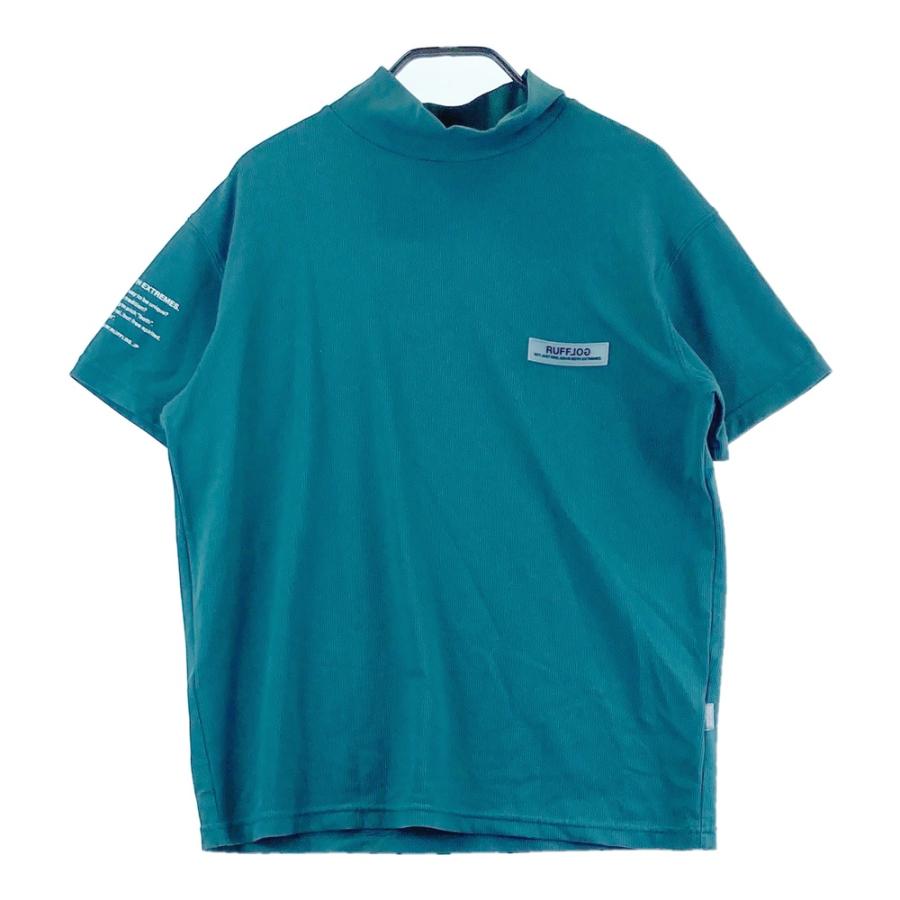 RUFFLOG ラフロッグ ハイネック 半袖Tシャツ グリーン系 ゴルフウェア