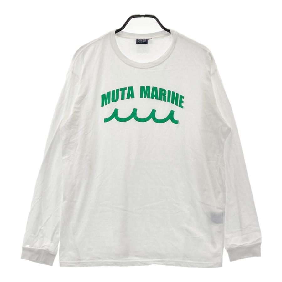 muta MARINE 長袖Tシャツ ホワイト muta MARINE（ムータマリン） 長袖Tシャツ ロゴ ホワイト系 8 ゴルフ