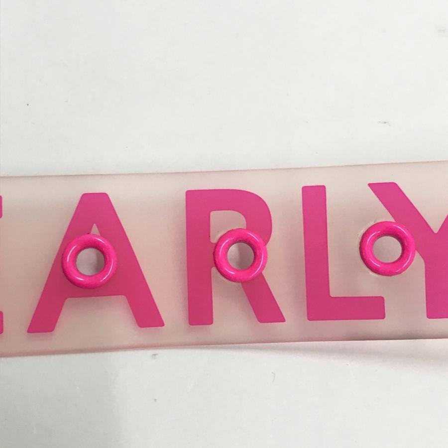 PEARLY GATES パーリーゲイツ ベルト ロゴ柄 ピンク系 ゴルフウェア