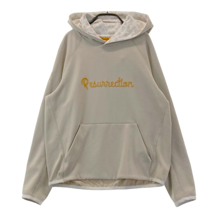 RESURRECTION レザレクション ロゴ刺繍入り 長袖フーディ パーカー 