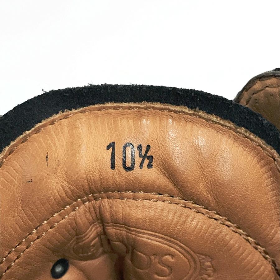 【美品】TOD'S トッズ ヌバック レースアップブーツ ブラック系 10 1/2 メンズ_7