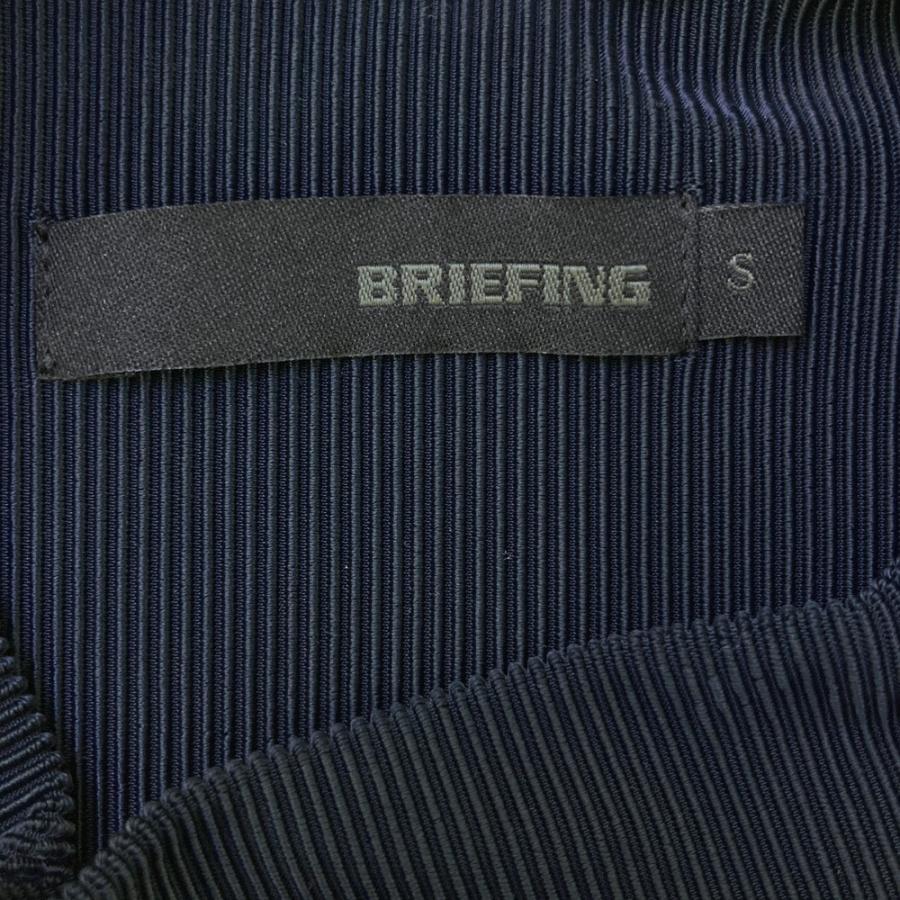 ゴルフ BRIEFING ネイビー 長袖ハイネックシャツ S