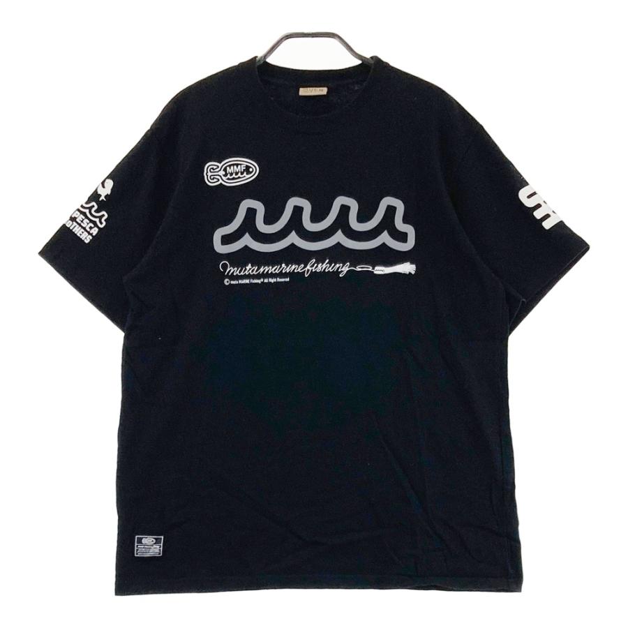 MUTA MARINE ムータマリン 半袖Tシャツ Fishing ブラック系 5 ゴルフ