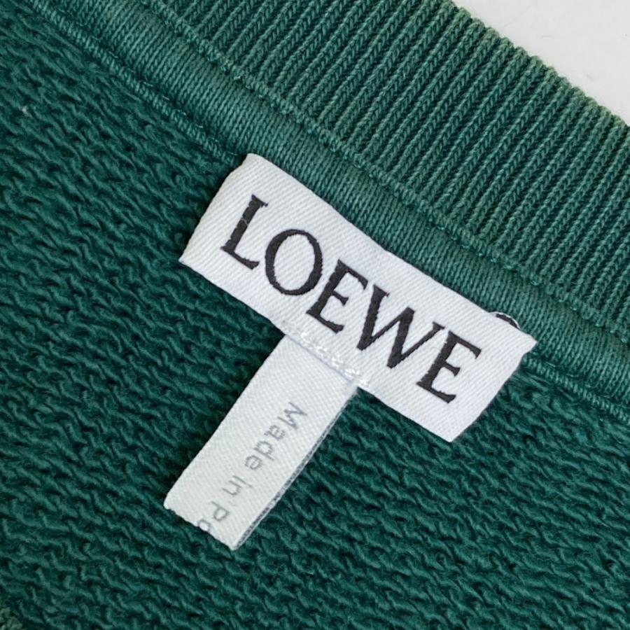 LOEWE ロエベ 1727170 スウェットトレーナー アナグラム グリーン系 XL