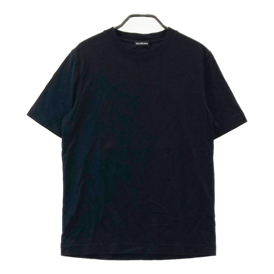 BALENCIAGA バレンシアガ 496053 半袖Tシャツ バックプリント ブラック