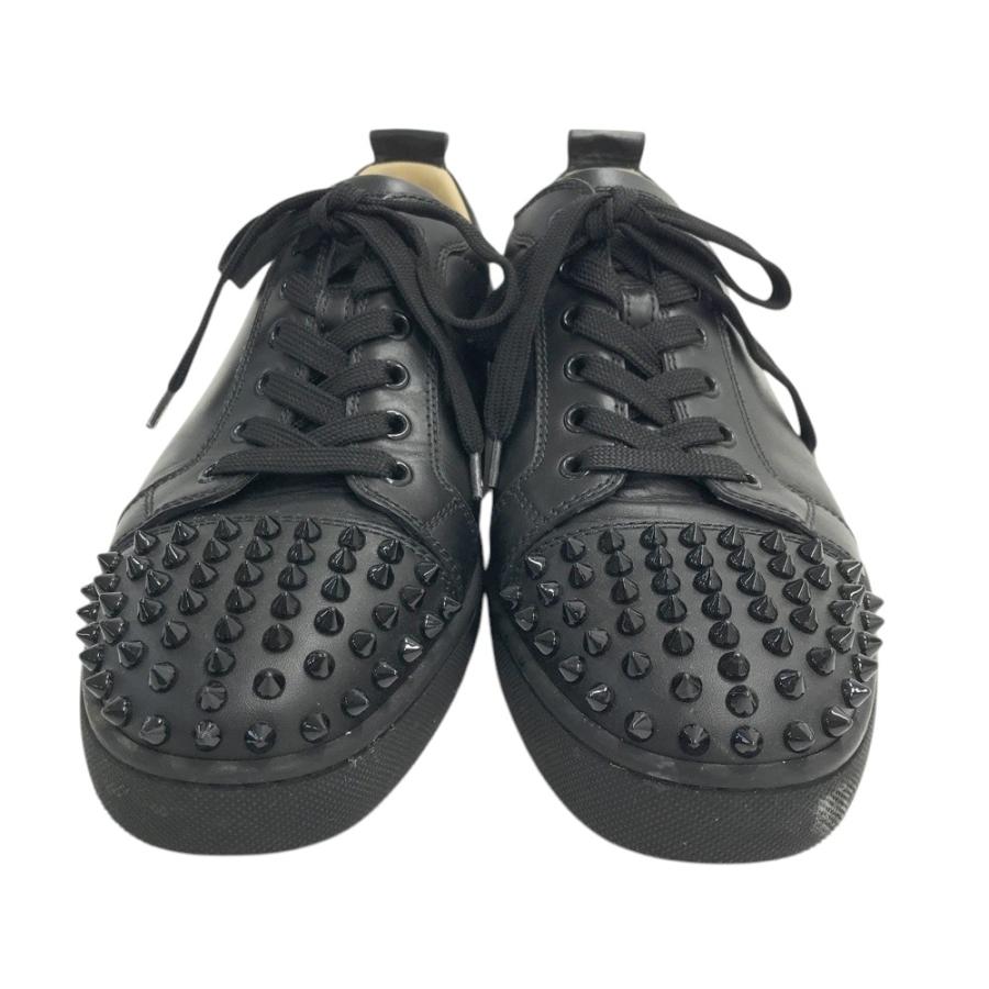 ルブタン ルイスジュニア スニーカー メンズ ブラック スタッズ CHRISTIAN LOUBOUTIN クリスチャン ルブタン Louis Junior Spikes Flat