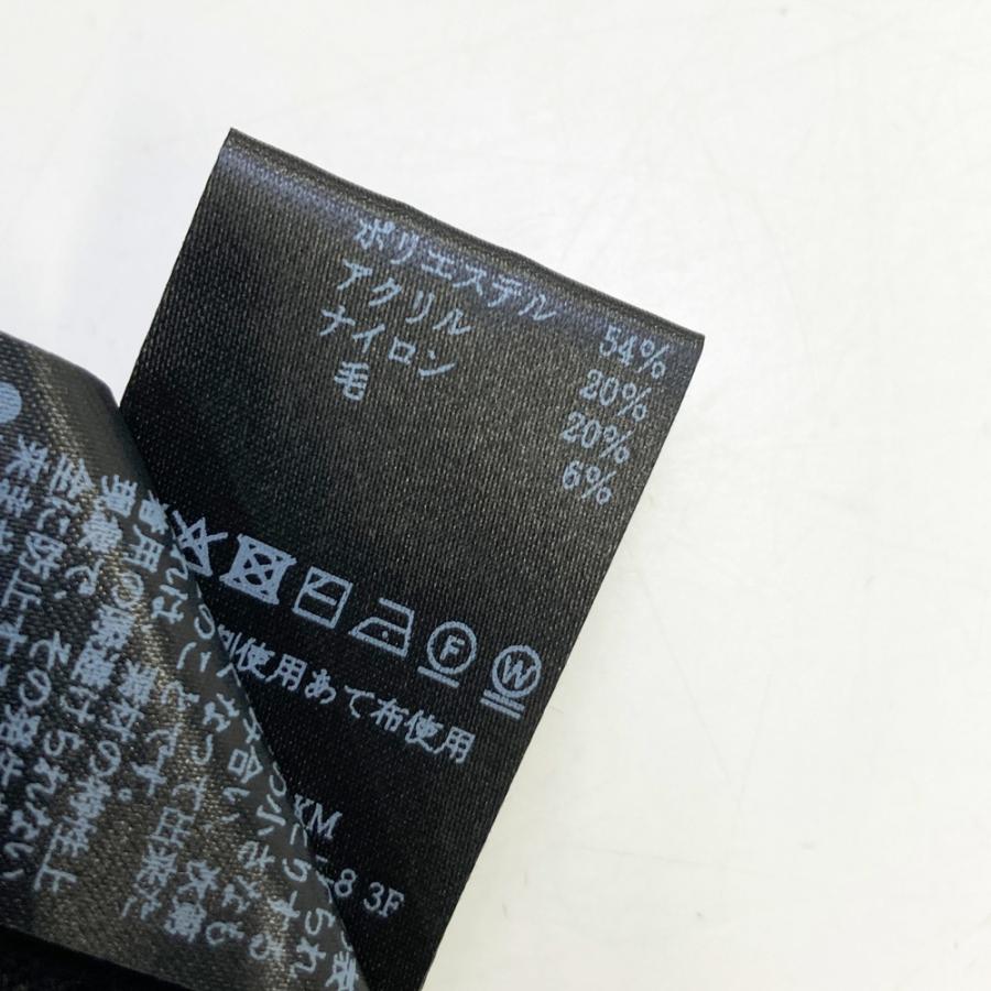 1PIU1UGUALE3 GOLF ウール混 ハーフジップ ニットセーター ブラック系