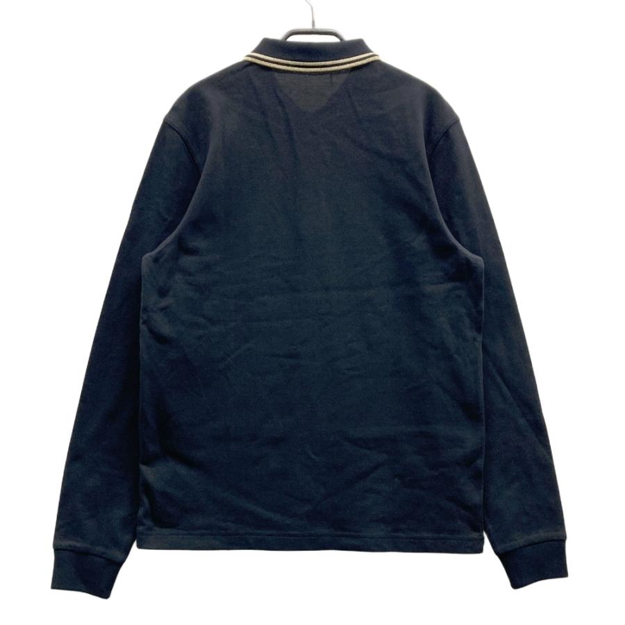 新品】FRED PERRY フレッドペリー M3636 長袖ポロシャツ ブラック系 M