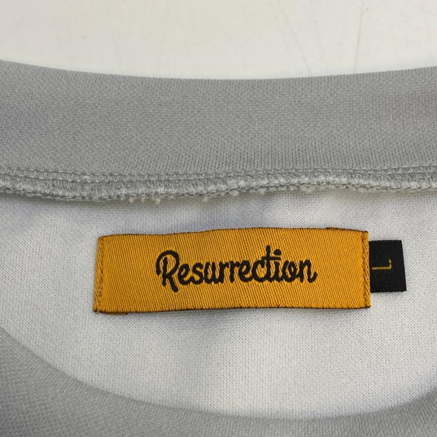 RESURRECTION レザレクション 2025年モデル ダンボールニット トレーナー  グレー系 L ゴルフウェア レディース_2