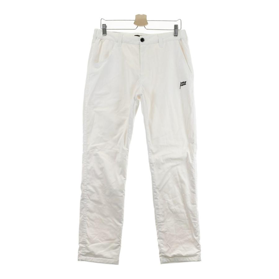 ROUGH AND SWELL パンツ ホワイト　ＸＬ　未着用 ROUGH&SWELL ラフアンドスウェル 裏フリース ストレッチパンツ