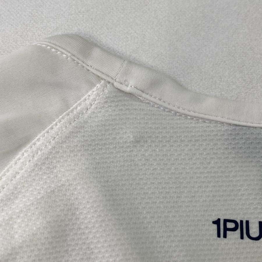 1PIU1UGUALE3 GOLF 長袖 インナーTシャツ 袖ロゴ ホワイト系 6 ゴルフ