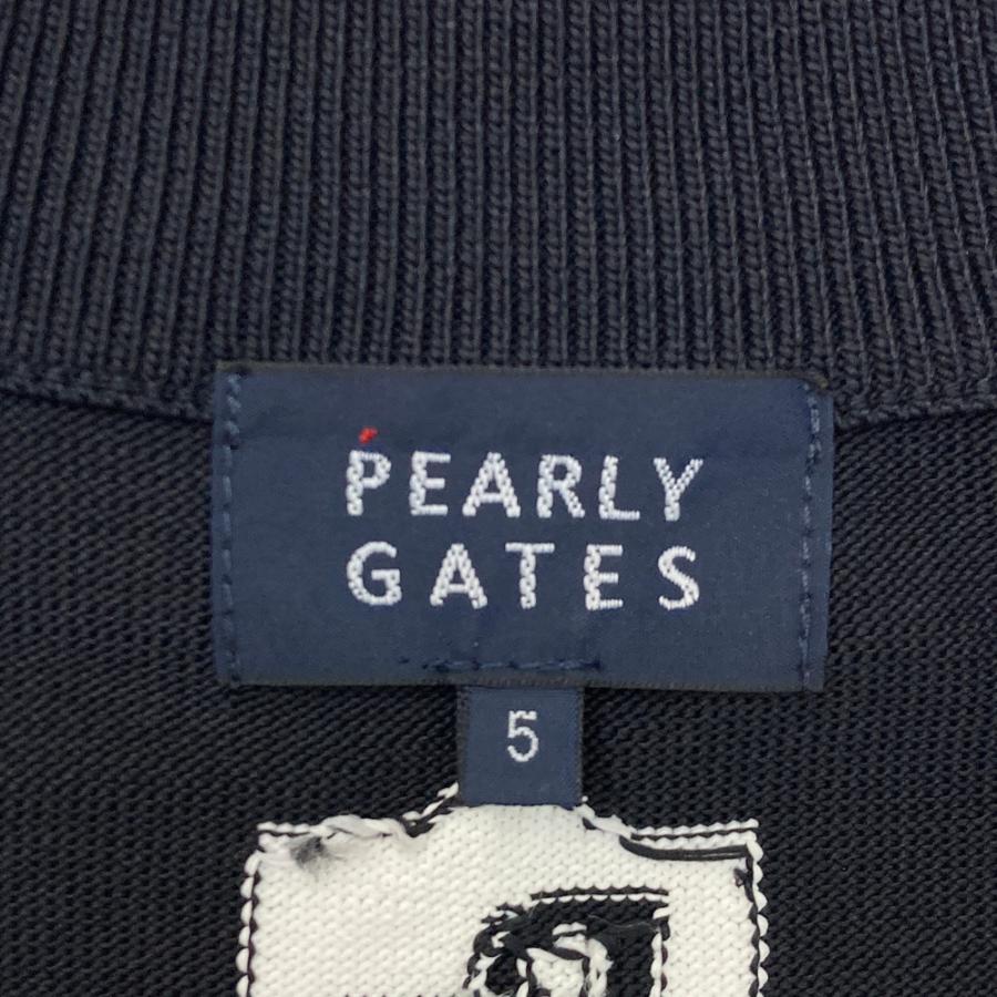 PEARLY GATES パーリーゲイツ ニット ジップジャケット ネイビー系 5 ゴルフウェア メンズ_4