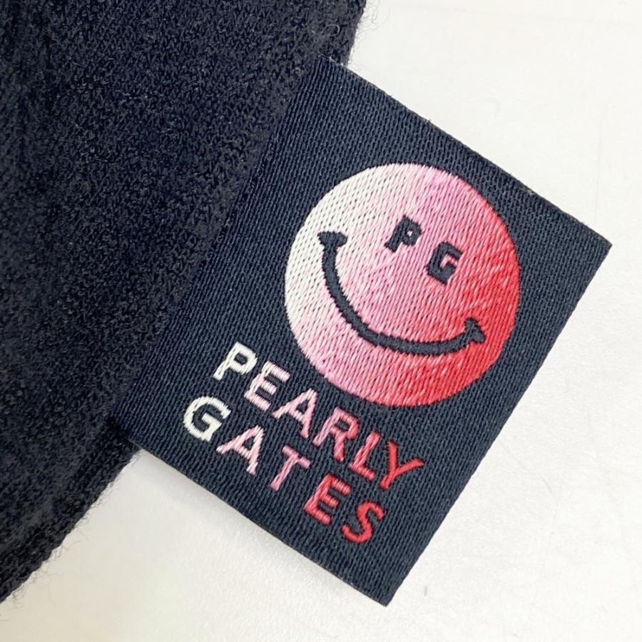 PEARLY GATES（パーリーゲイツ） ハイネック 半袖Tシャツ ニコちゃん