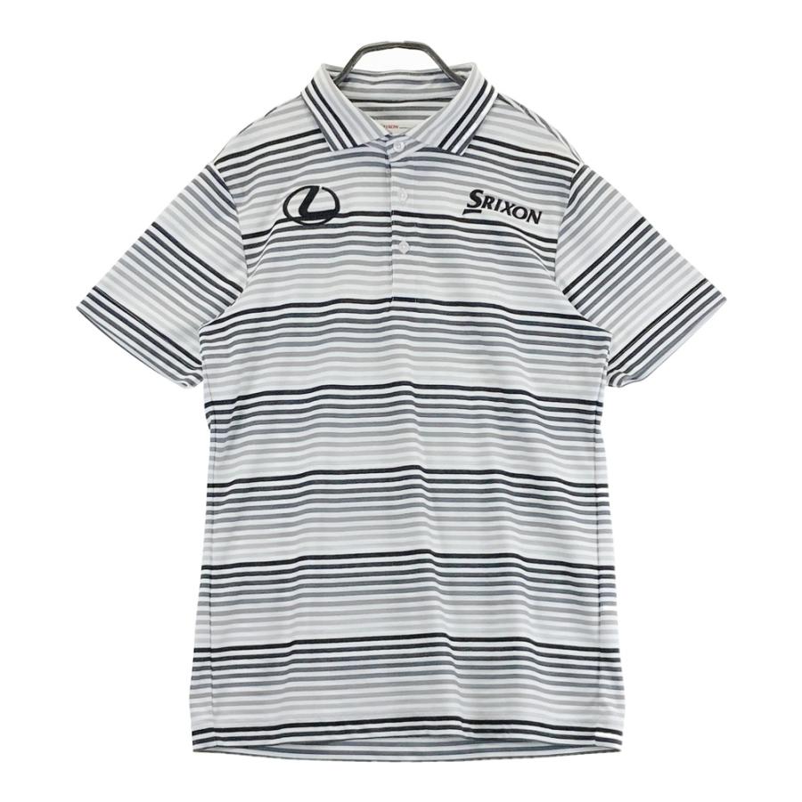 SRIXON スリクソン レクサス ポロシャツ LL SRIXON スリクソン by DESCENTE × LEXUS 刺繍入り 半袖ポロシャツ