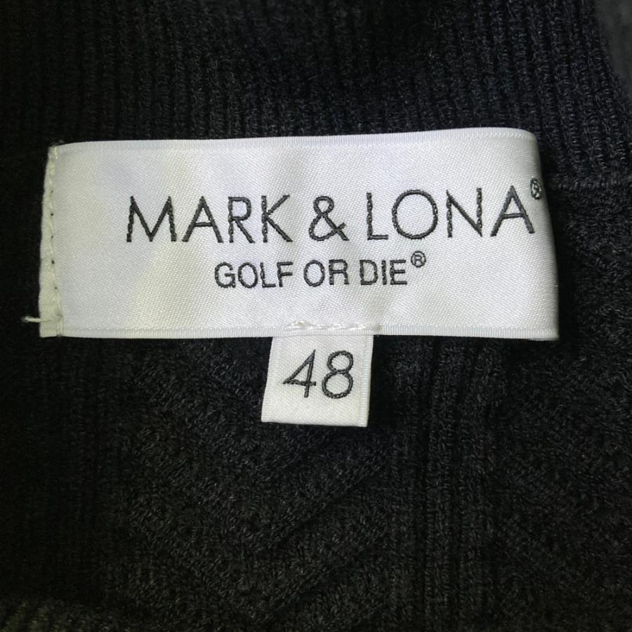 MARK&LONA マークアンドロナ 2025年 タートルニットセーター ブラック