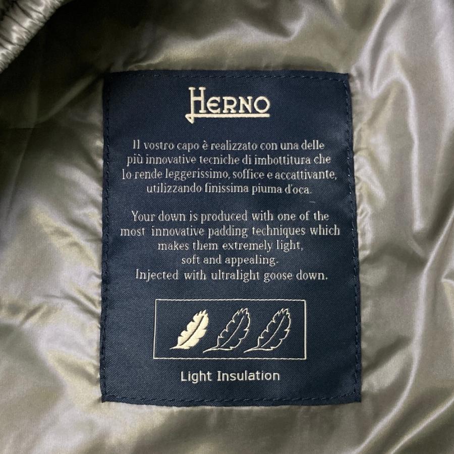 HERNO ヘルノ 77785-76064-8 パッカブル ライトダウンベスト グレー系