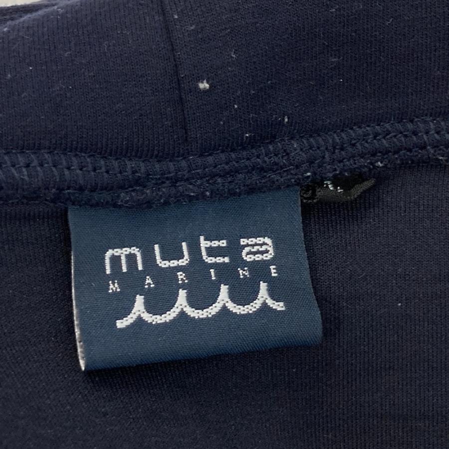 muta MARINE ムータマリン　ボンディングパーカー 濃紺色　美品 MUTA MARINE ムータマリン ライトボンディング プルパーカー ネイビー