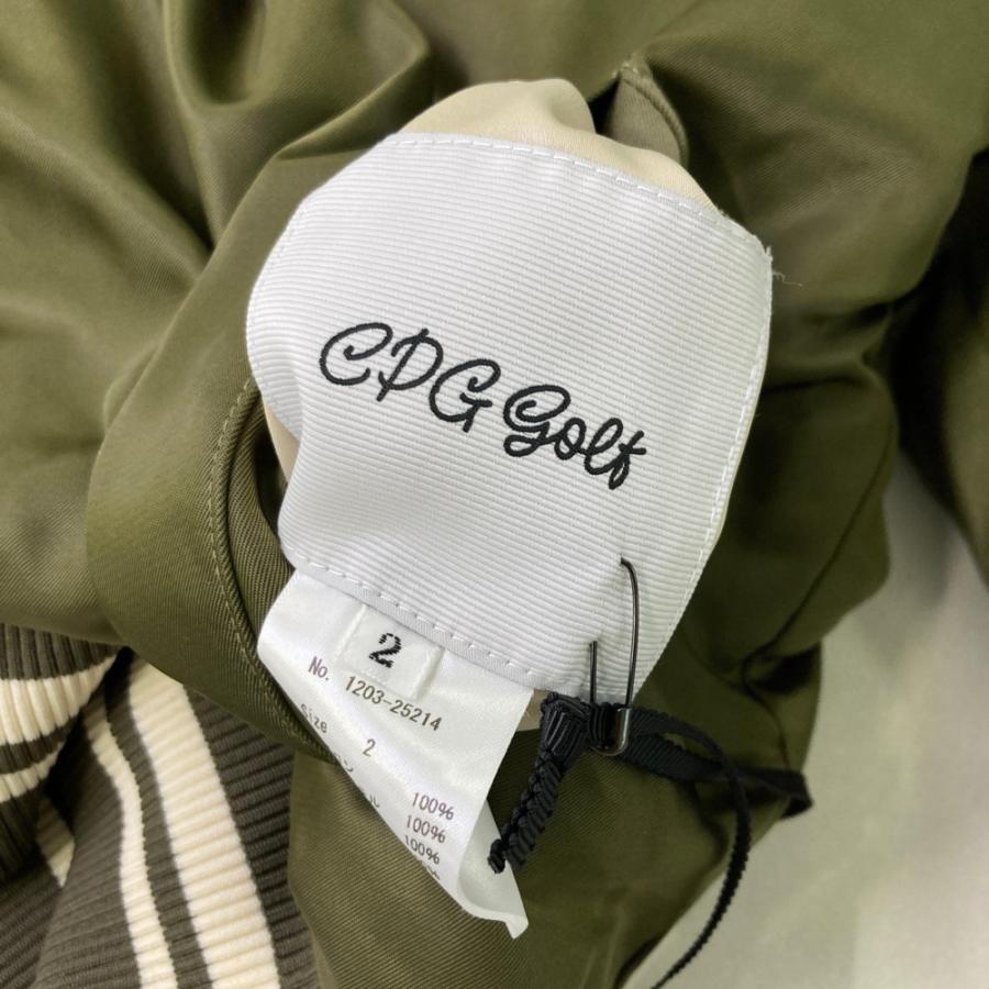 【新品】CPG GOLF シーピージーゴルフ 1203-25214 リヴァーシブル 中綿 上衣  緑であること系 2 ゴルフ御召しもの レディース