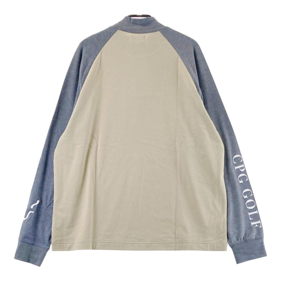 サイズ：4 CPG GOLF シーピージーゴルフ 2109-24210 長袖モックネックTシャツ  ベージュ系 [240101676312] ゴルフウェア メンズ ストスト 新品】CPG GOLF シーピージーゴルフ 2109-24210 長袖モックネックT