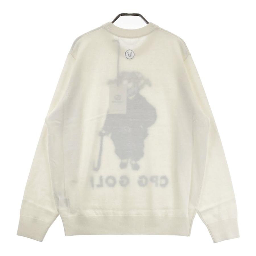 サイズ：2 CPG GOLF シーピージーゴルフ 2309-24215 ニット セーター  ホワイト系 [240101676331] ゴルフウェア メンズ ストスト CPG GOLF 【新品】CPG GOLF シーピージーゴルフ 2309-24215 ニット