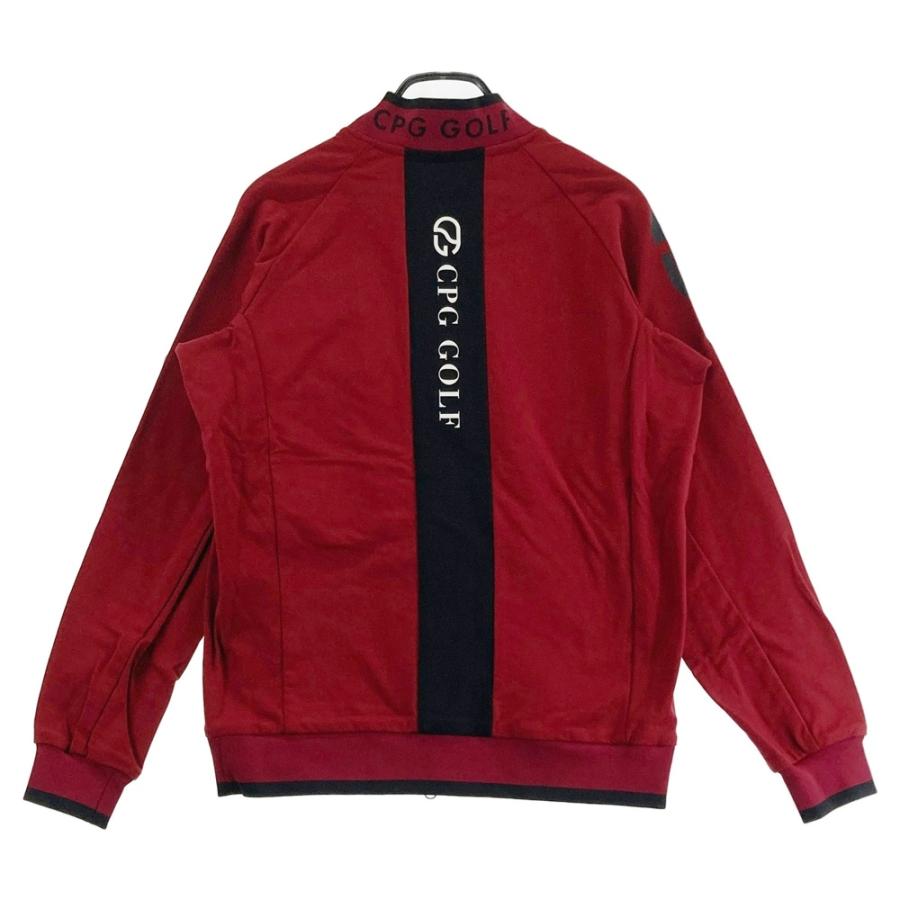 サイズ：3 CPG GOLF シーピージーゴルフ 2103-24211 ボンバージャケット  レッド系 [240101676378] ゴルフウェア メンズ ストスト CPG GOLF 【新品】CPG GOLF シーピージーゴルフ 2103-24211 ボンバー