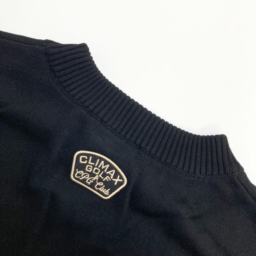サイズ：3 CPG GOLF シーピージーゴルフ 2308-25212 ニット セーター  ブラック系 [240101676382] ゴルフウェア メンズ ストスト CPG GOLF 【新品】CPG GOLF シーピージーゴルフ 2308-25212 ニット