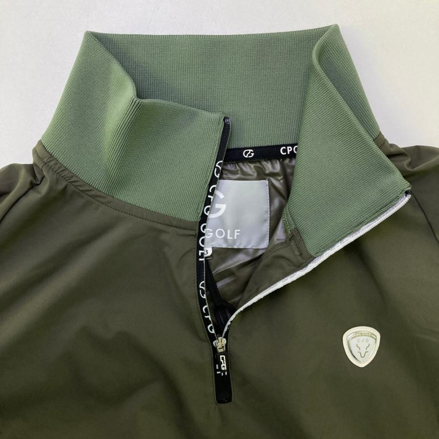 サイズ：3 CPG GOLF シーピージーゴルフ 2109-24117 ハーフジップ スニード  グレー系 [240101676490] ゴルフウェア メンズ ストスト CPG GOLF 【新品】CPG GOLF シーピージーゴルフ 2109-24117 ハーフ