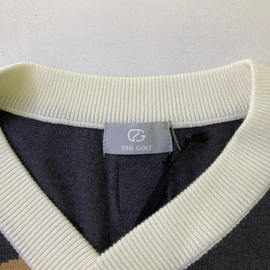新品】CPG GOLF シーピージーゴルフ 2308-24204 ベスト グレー系 2